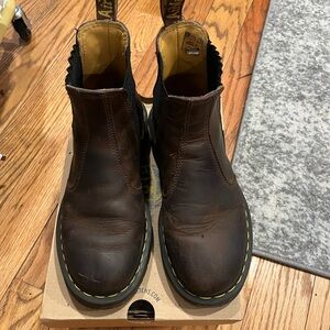 Dr. Martens Dark Brown Leather Boots